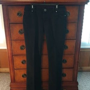 Wrangler Boot Cut Black Stretch Jeans size 13/14